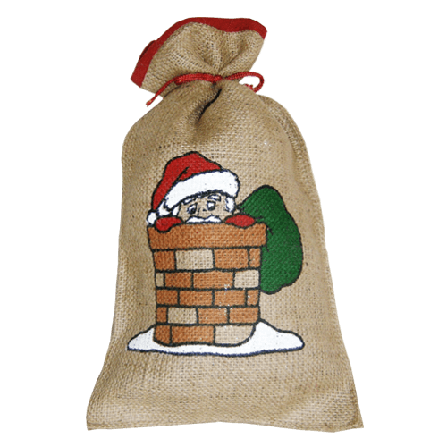 1010-1857 sacchi Natalizi in juta